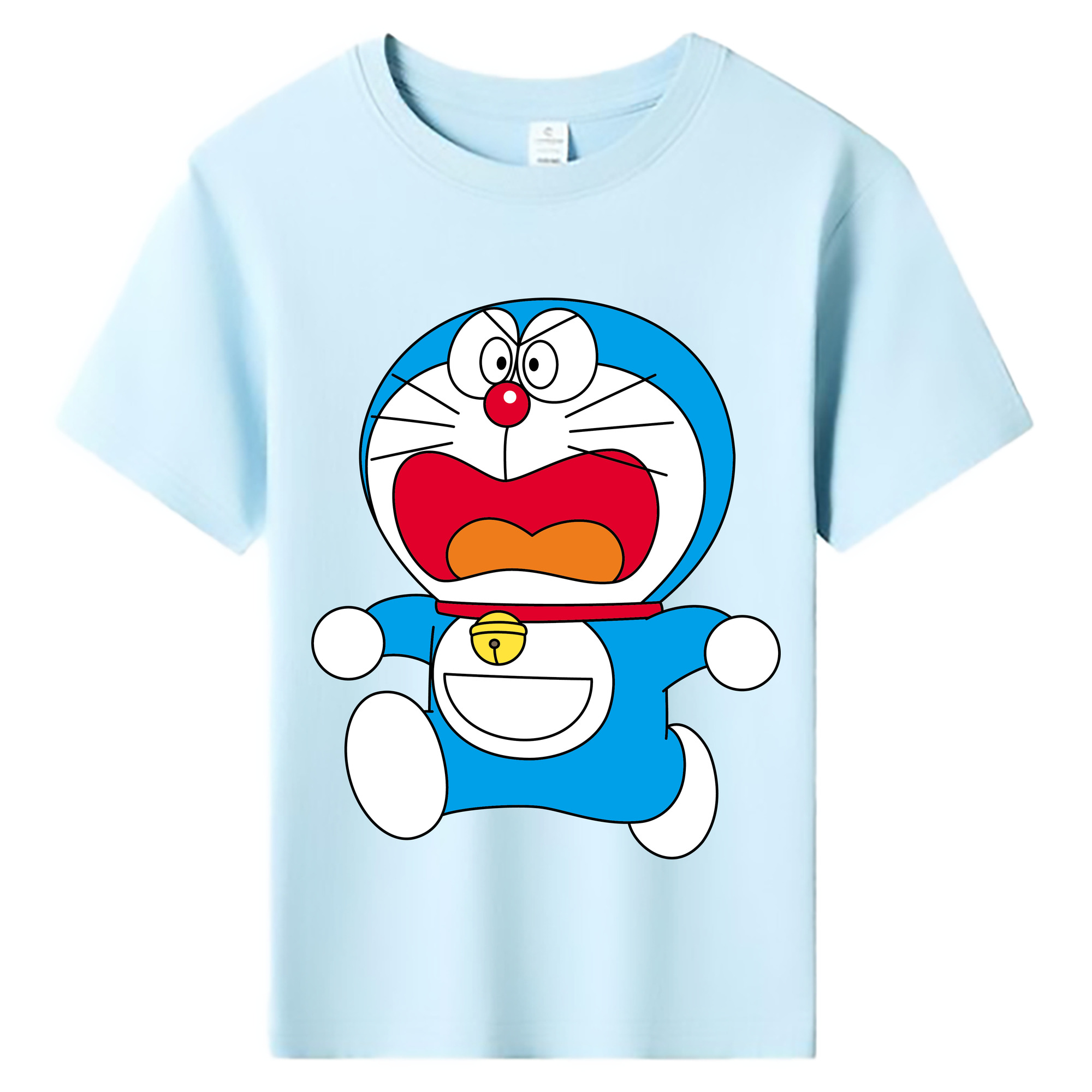 （画像用） ドラえもん Doraemon 綿100％キッズTシャツ（フロントプリント）